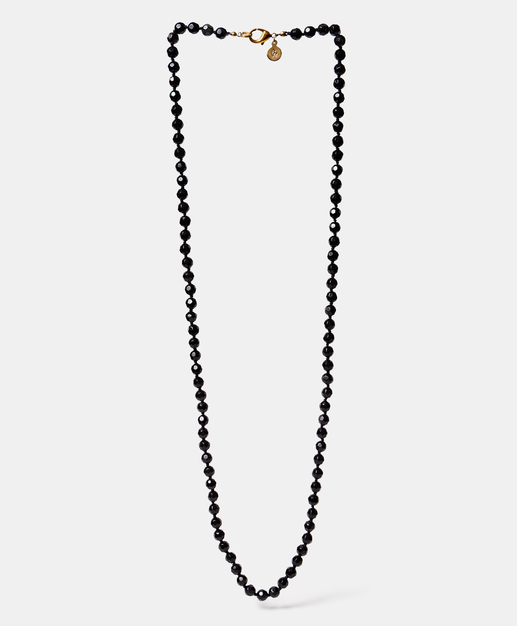 Collar enlazado en seda con cuentas y broche Pure Love