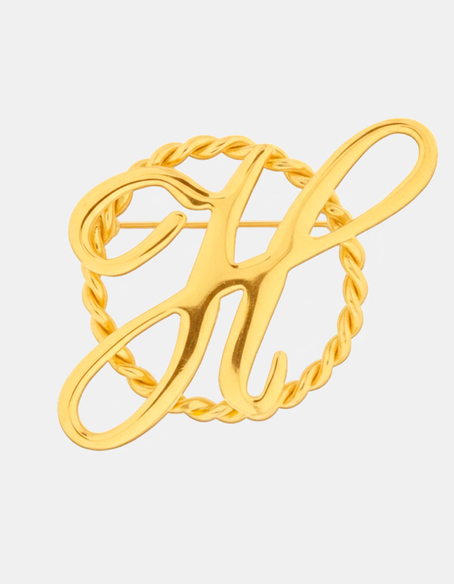 Broche con inicial H Pure Love