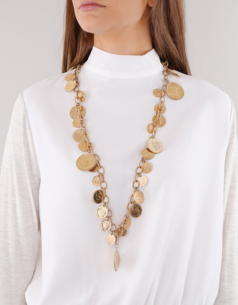 Collar monedas auténticas Memorias