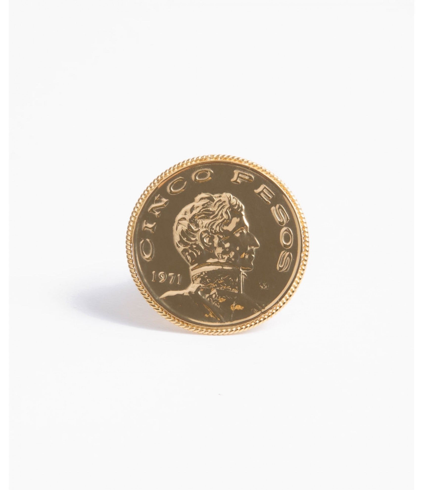 Anillo moneda auténtica Memorias
