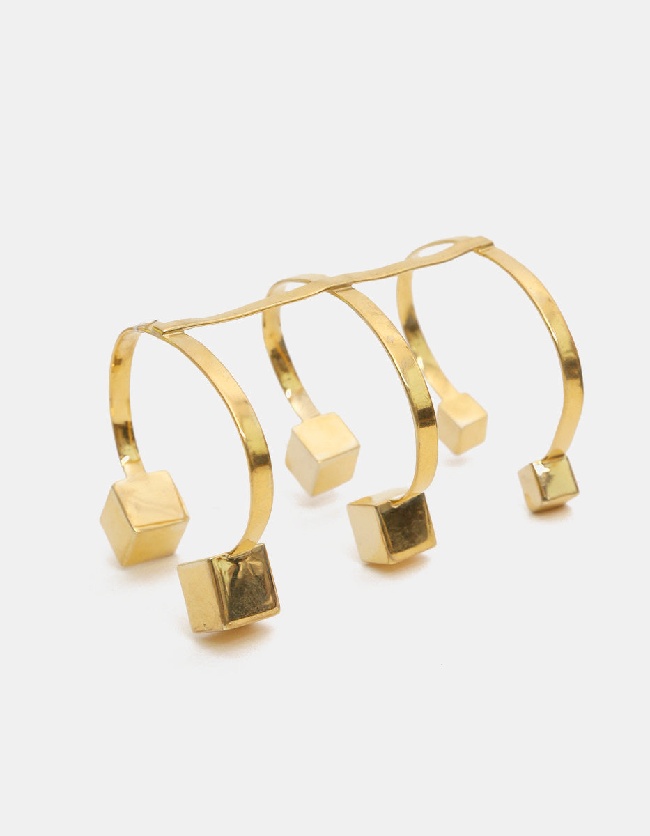 Brazalete cubos Mexican Geometry