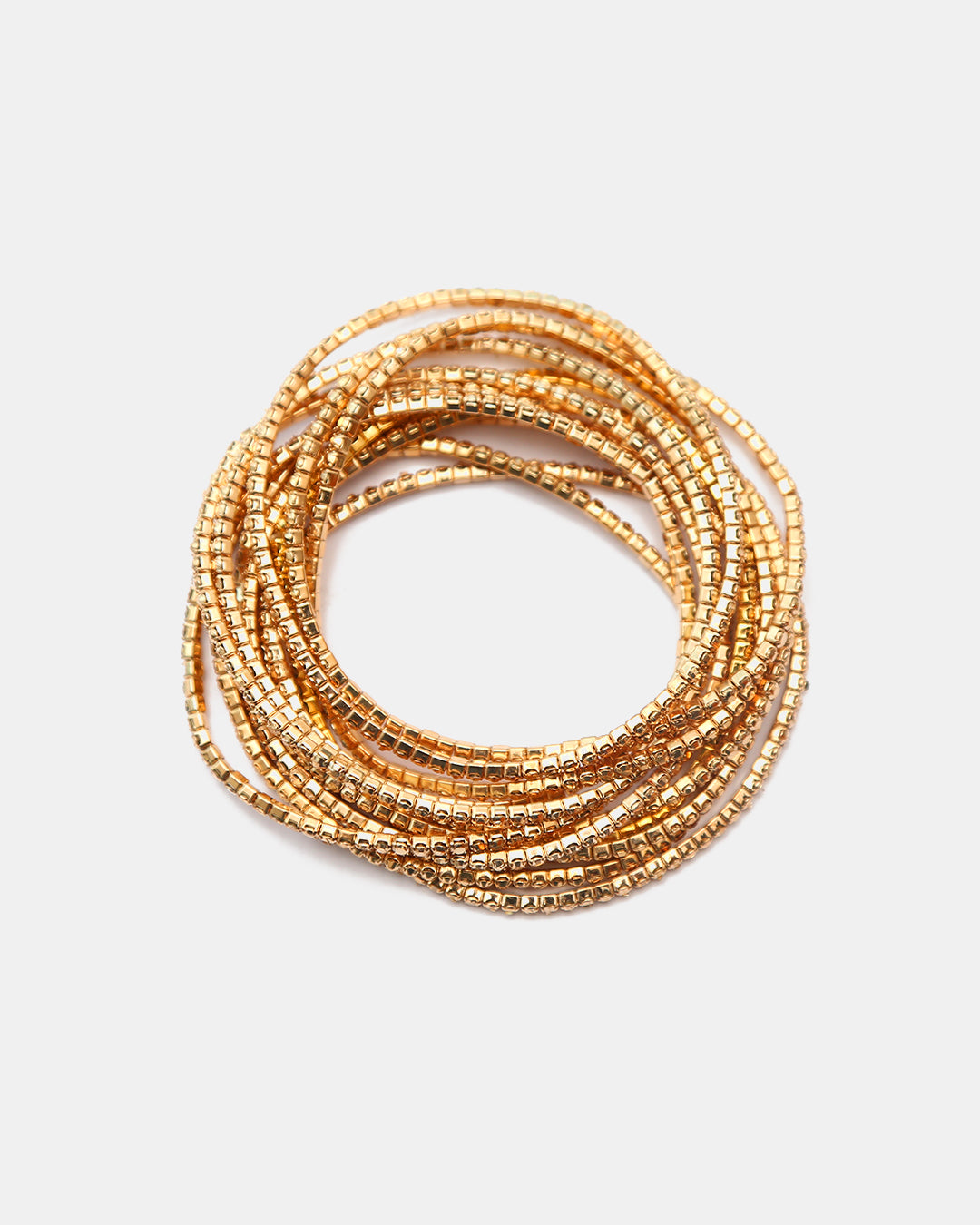 Pulseras de Gold-Filled con Espinolita Dorado Brillante