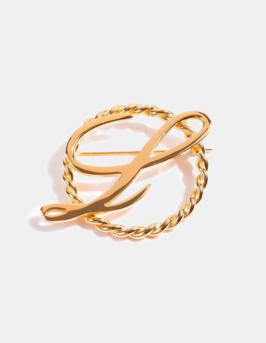 Broche con inicial L Pure Love