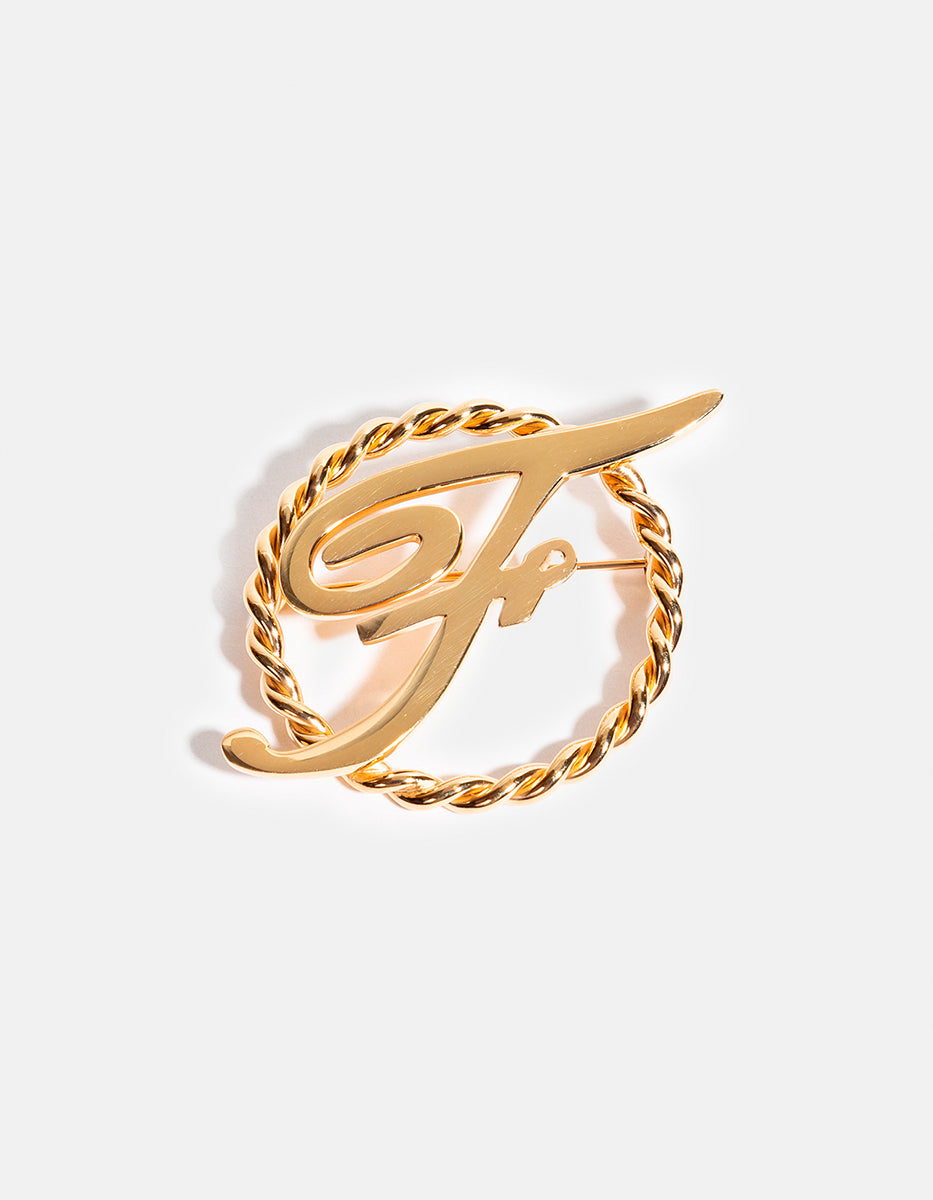 Broche con inicial F Pure Love