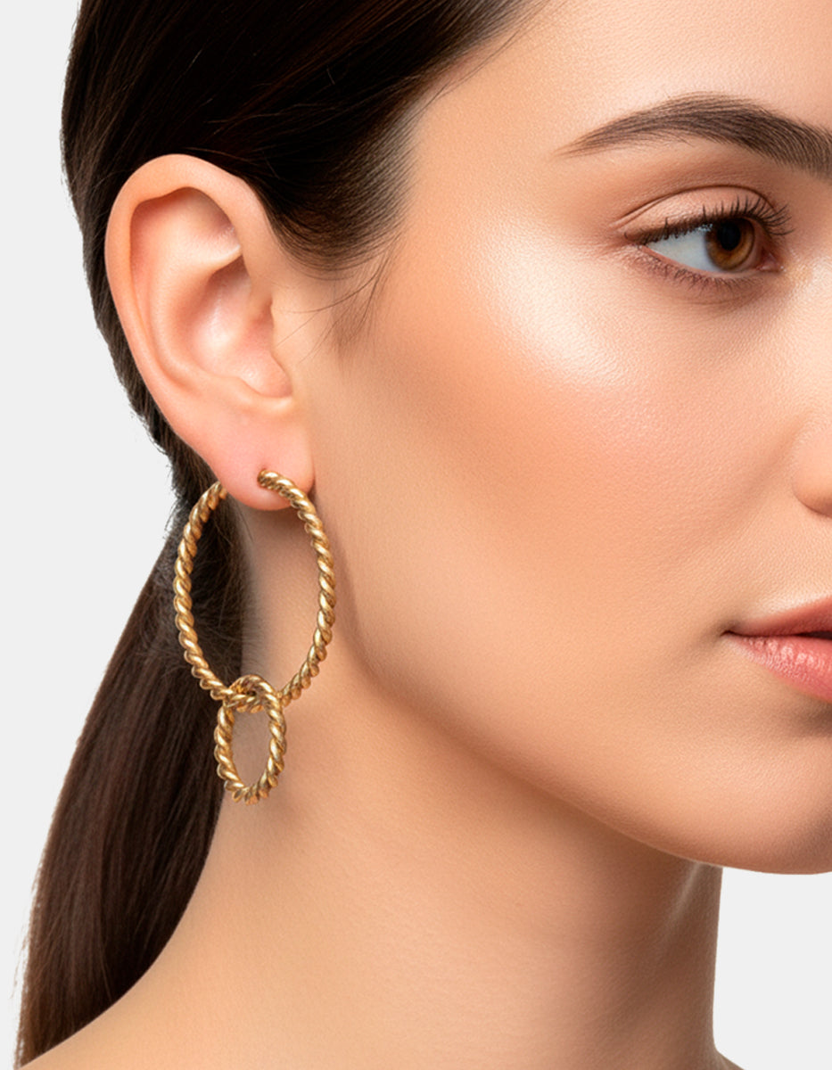 Arracadas torsal Golden