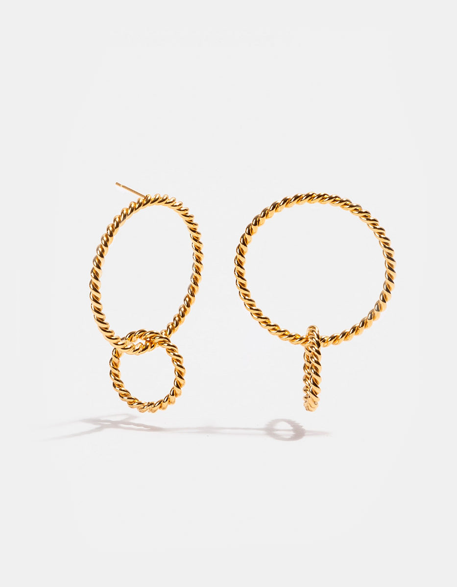 Arracadas torsal Golden