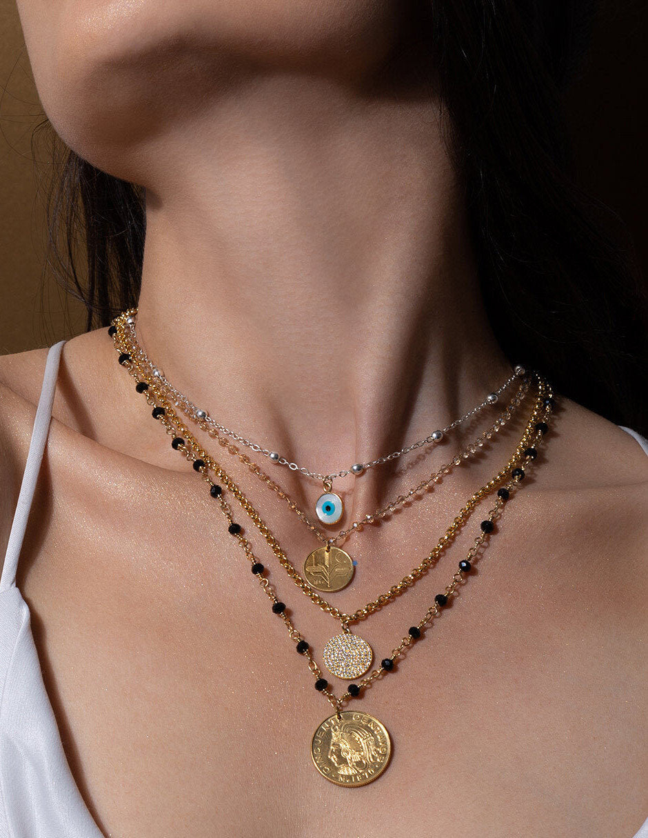 Collar monedas auténticas Memorias