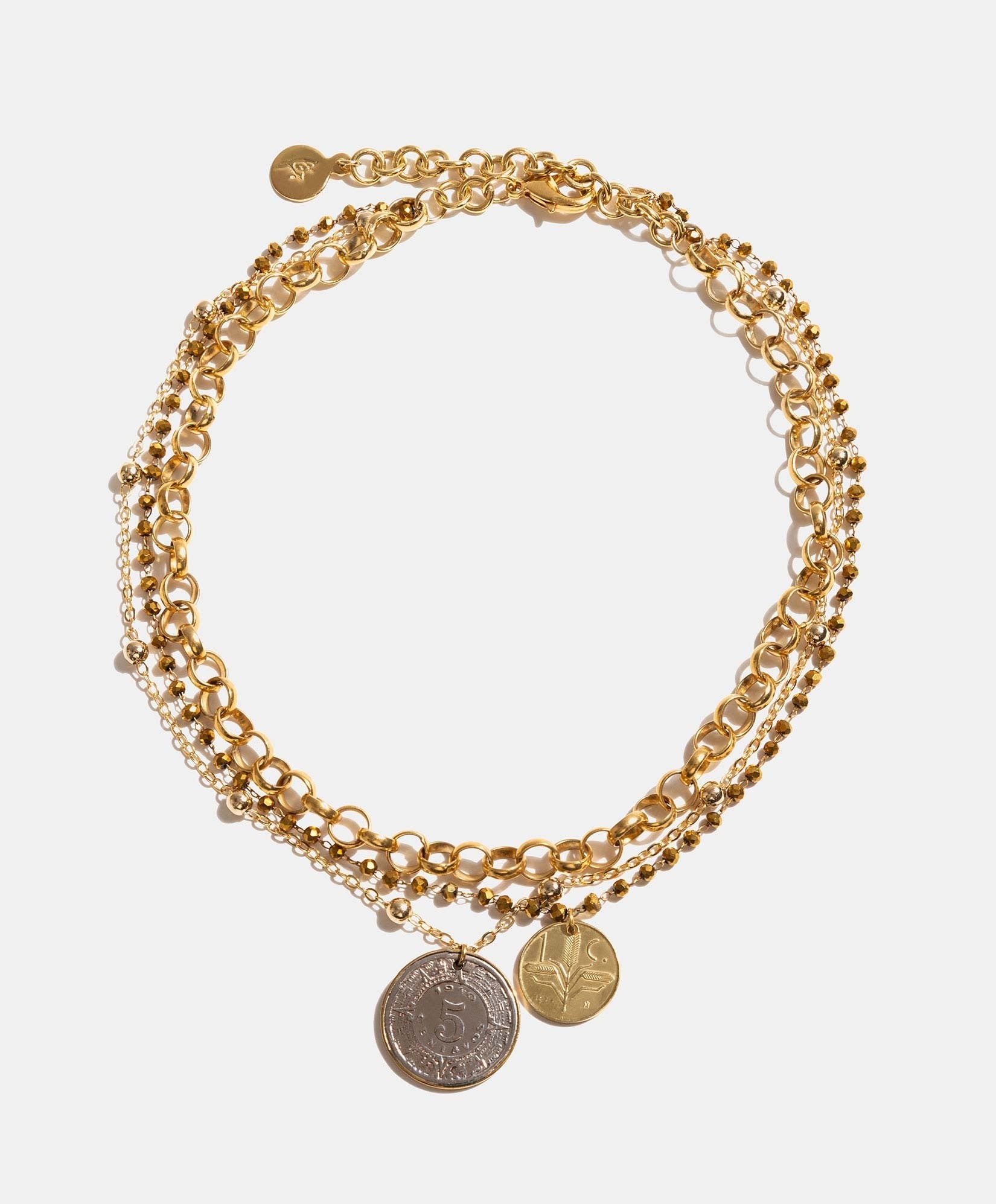 Collar monedas auténticas Memorias