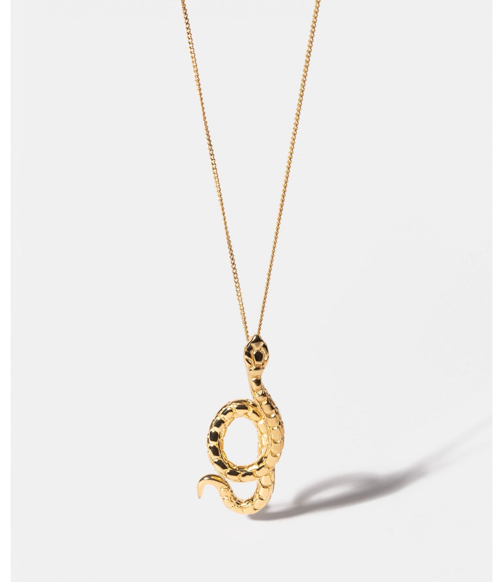 Collar dije en forma de serpiente martelinada Poison