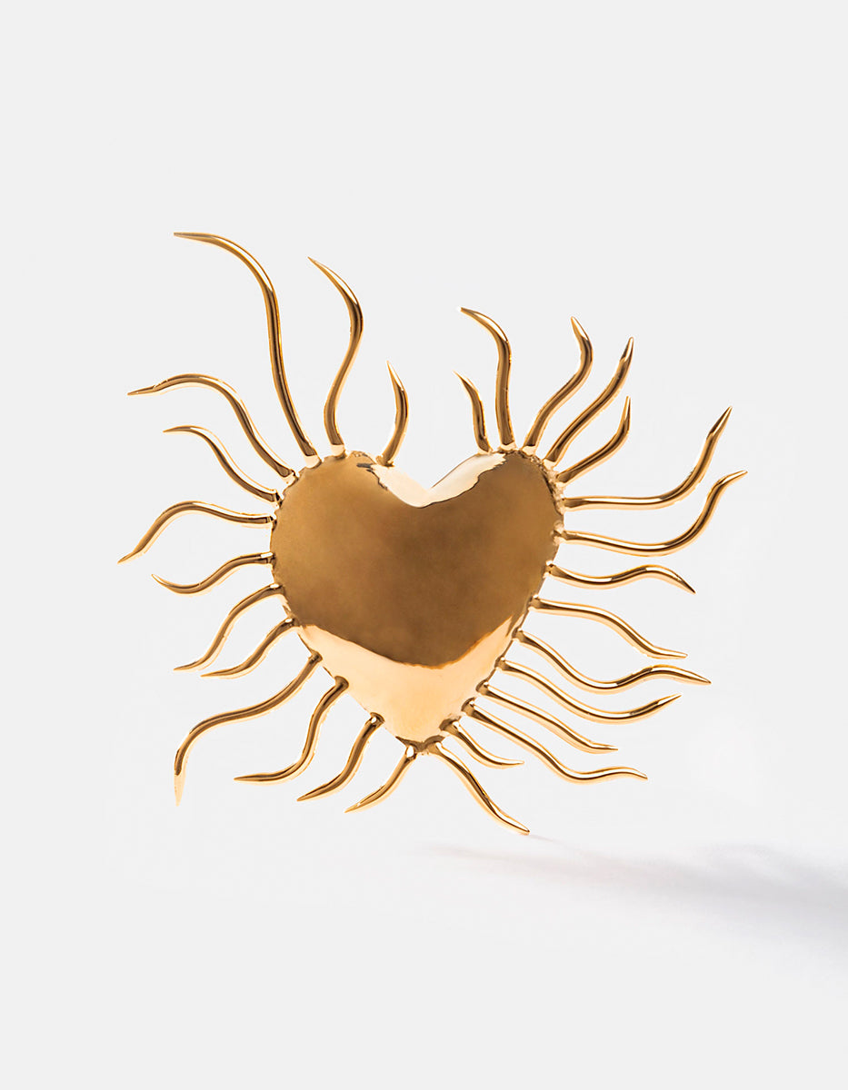 Prendedor de Bronce con Baño de Oro 22kt By Daniel