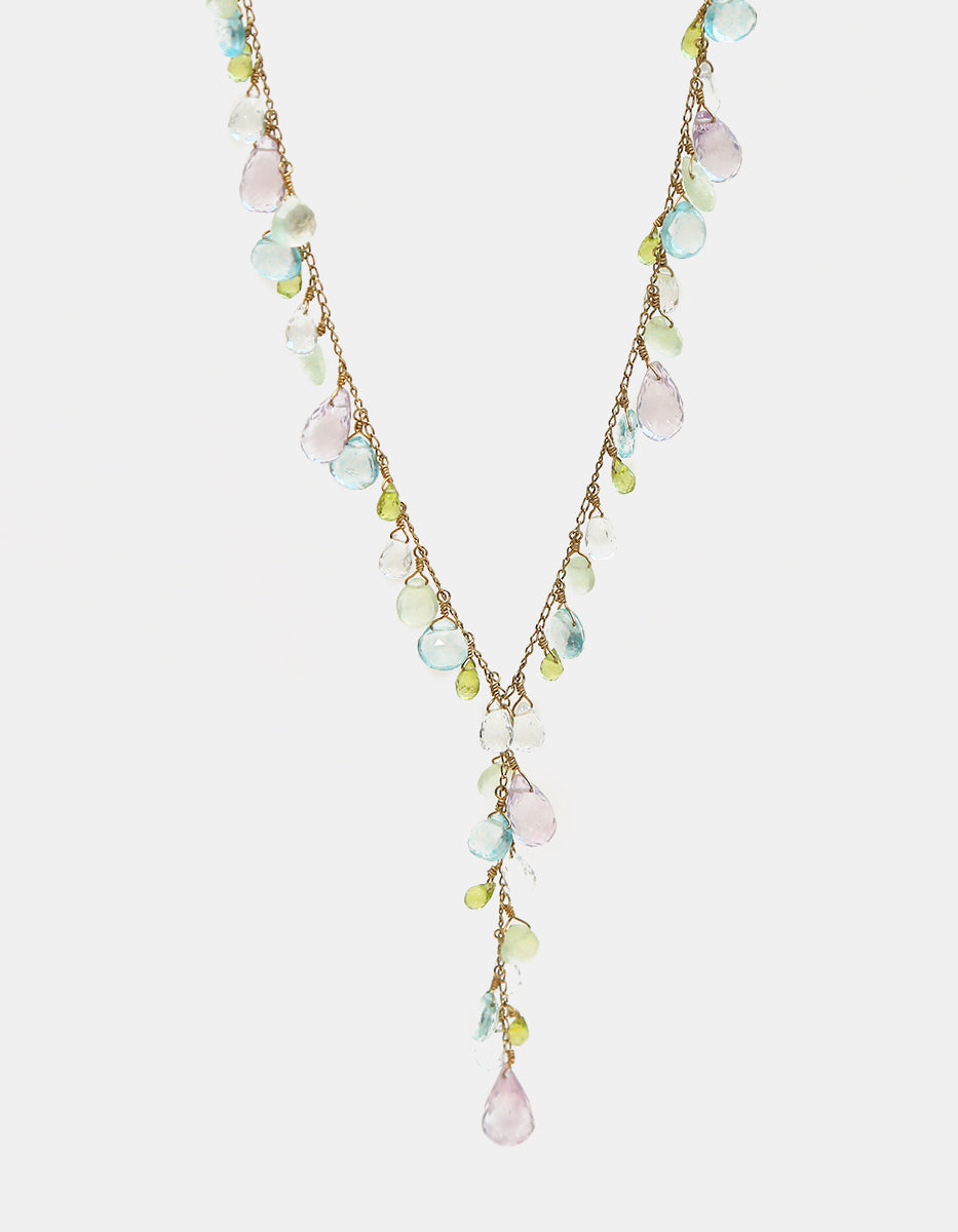 Collar con piedras semipreciosas Secret Garden