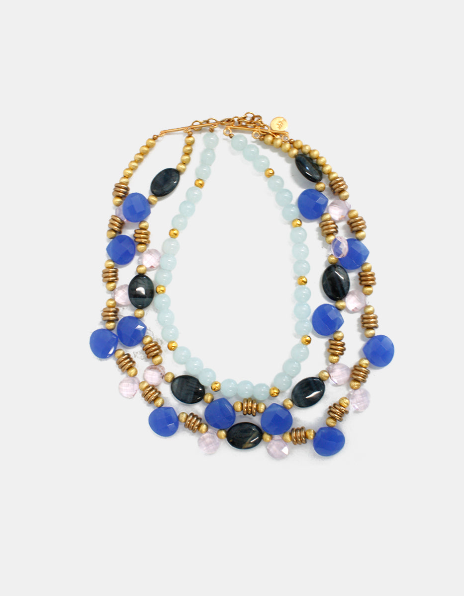 Collar en Bronce con Baño de Oro 22 kt Rituales