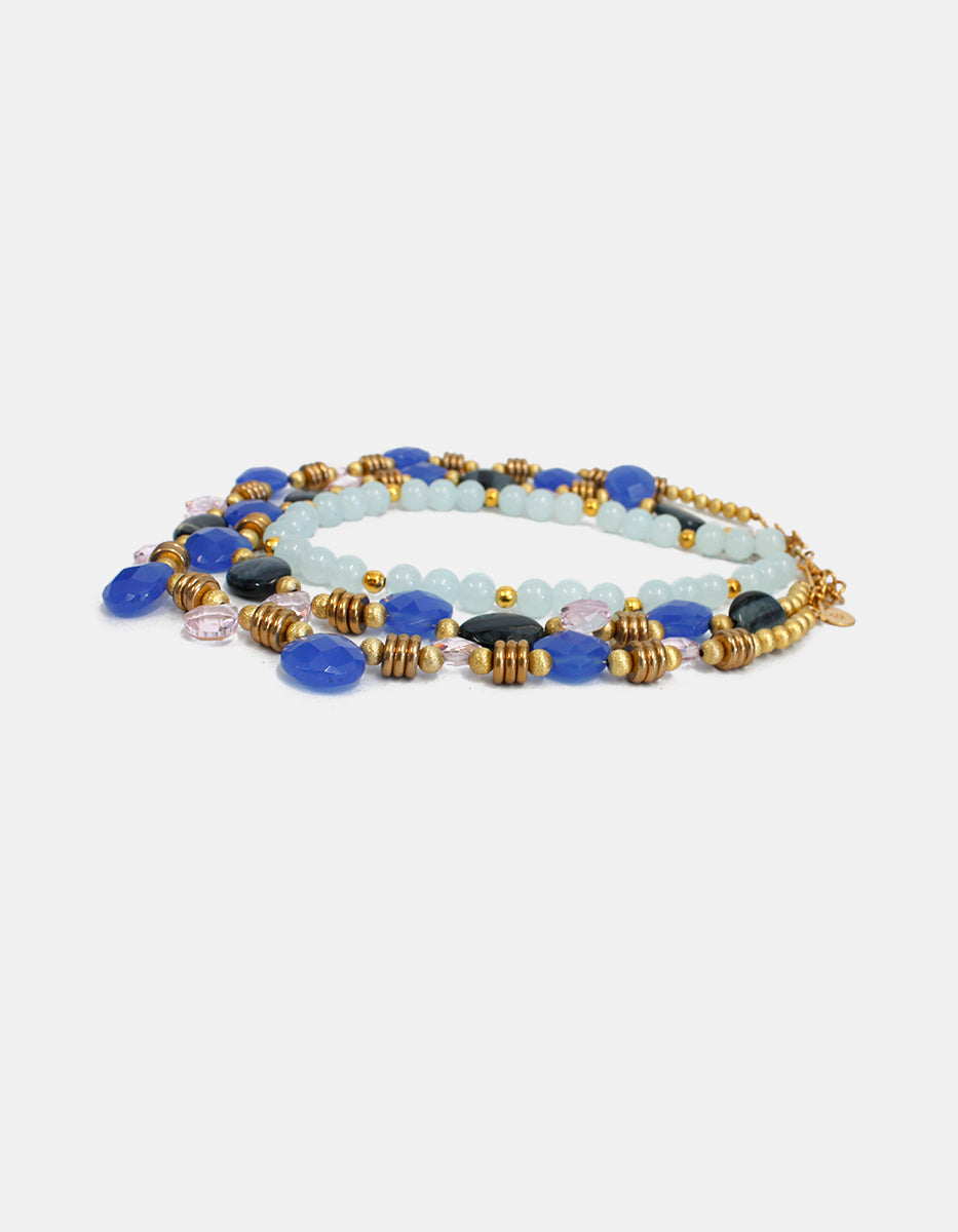 Collar en Bronce con Baño de Oro 22 kt Rituales