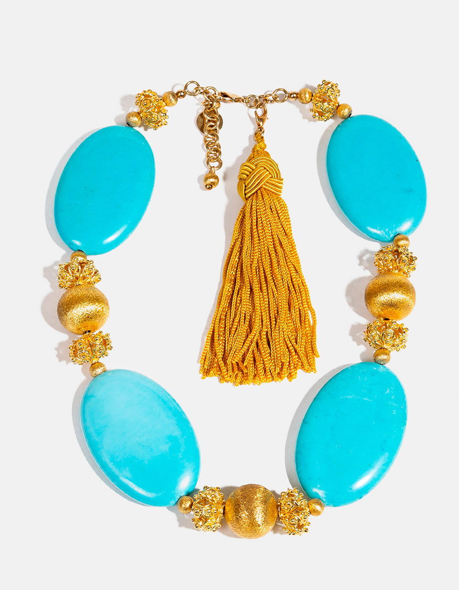 Collar de Bronce con Baño de Oro 22kt By Daniel