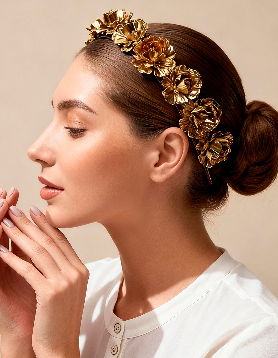 Diadema con rosas Edén