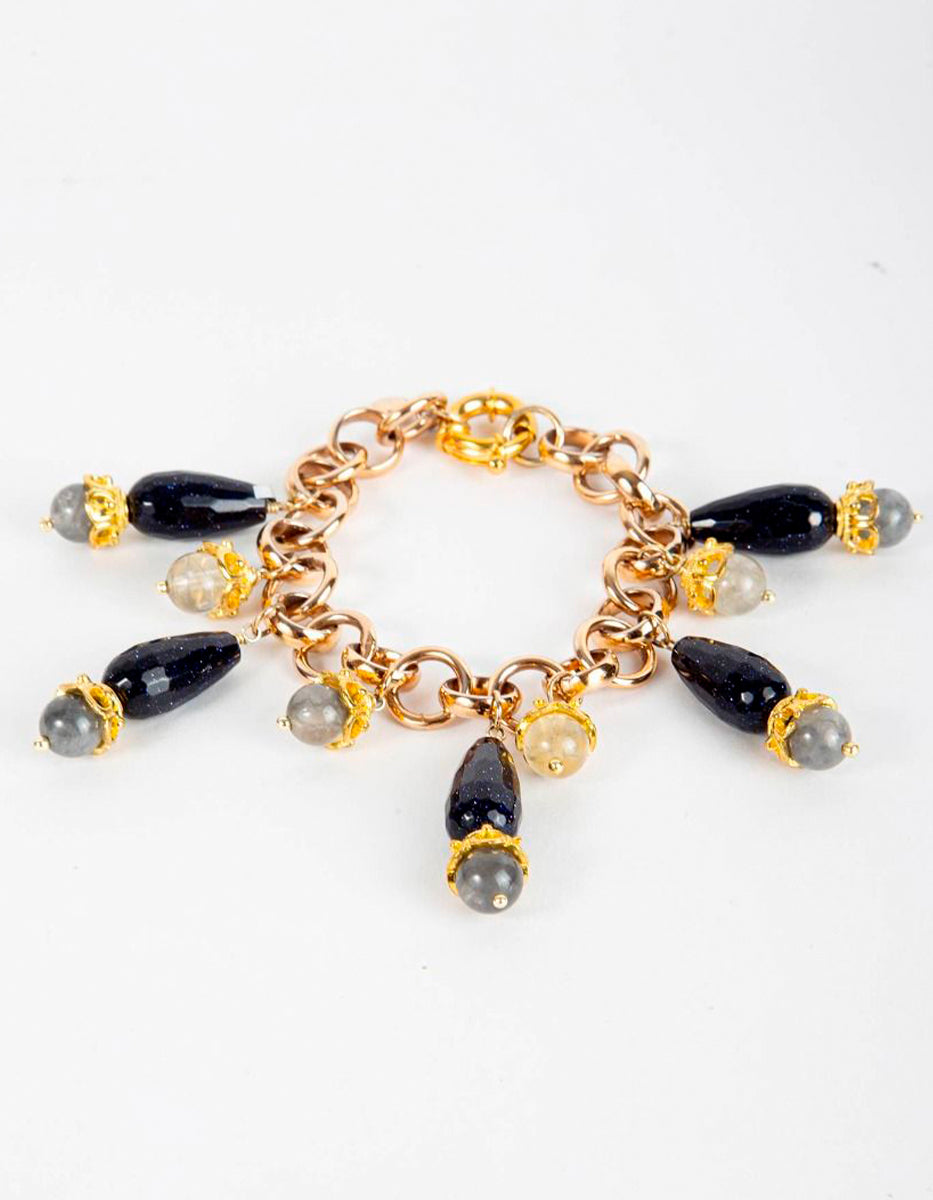 Pulsera de Bronce con Baño de Oro 22kt By Daniel