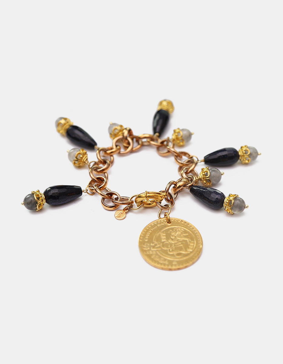 Pulsera de Bronce con Baño de Oro 22kt By Daniel