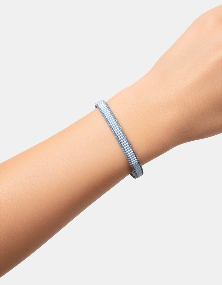 ⚡Ei Pulsera de Bronce con Baño Plateado