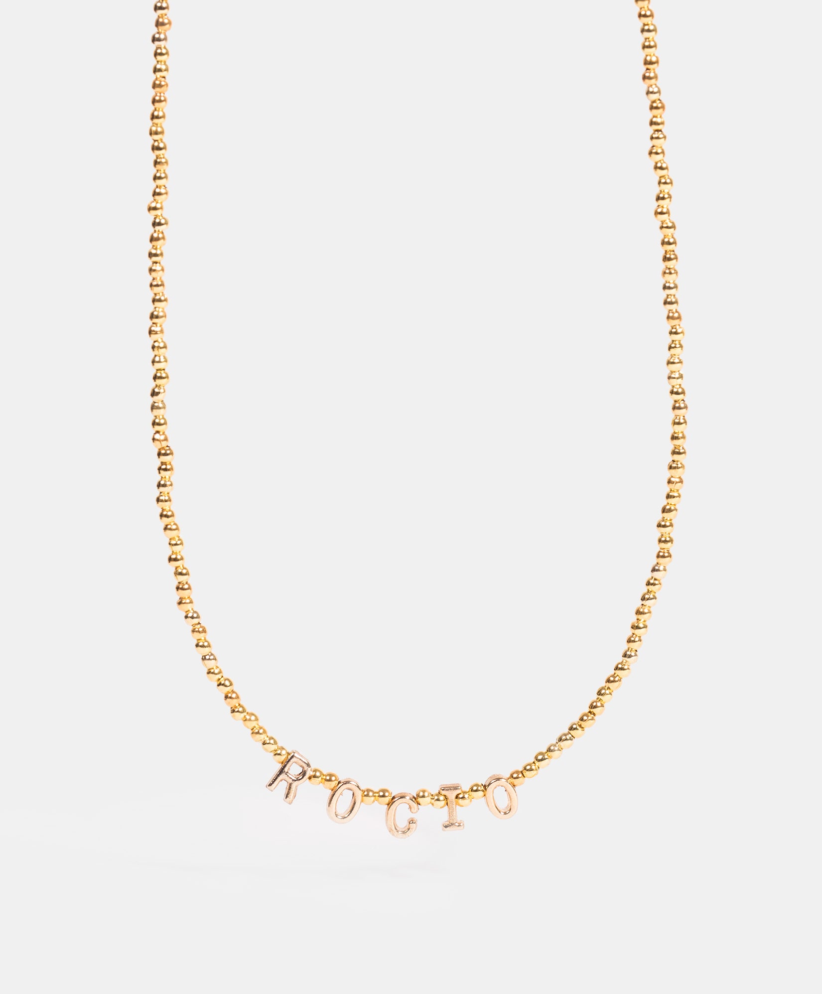 Collar personalizado con Nombre y Piedras Lady