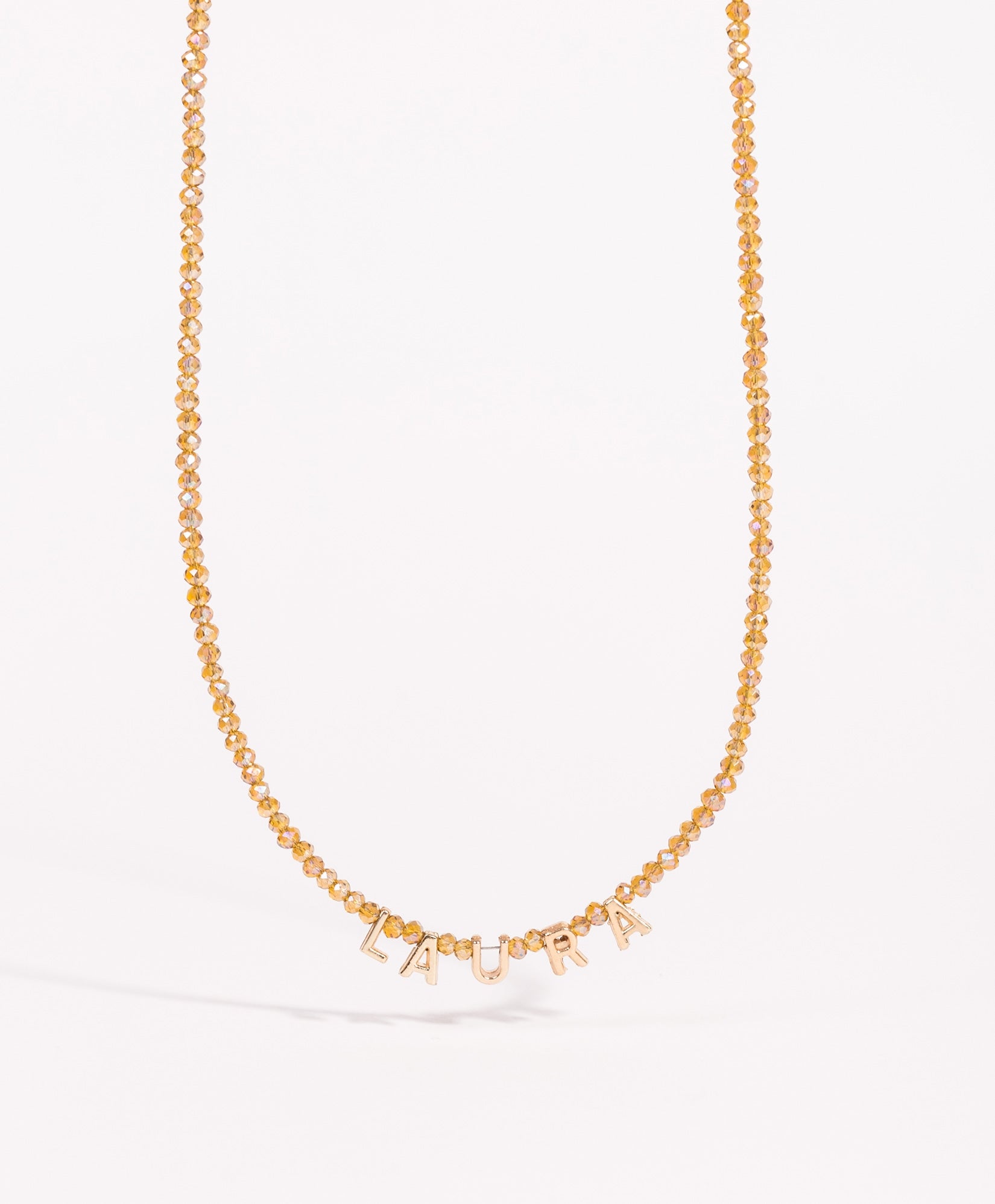 Collar personalizado con Nombre y Piedras Lady