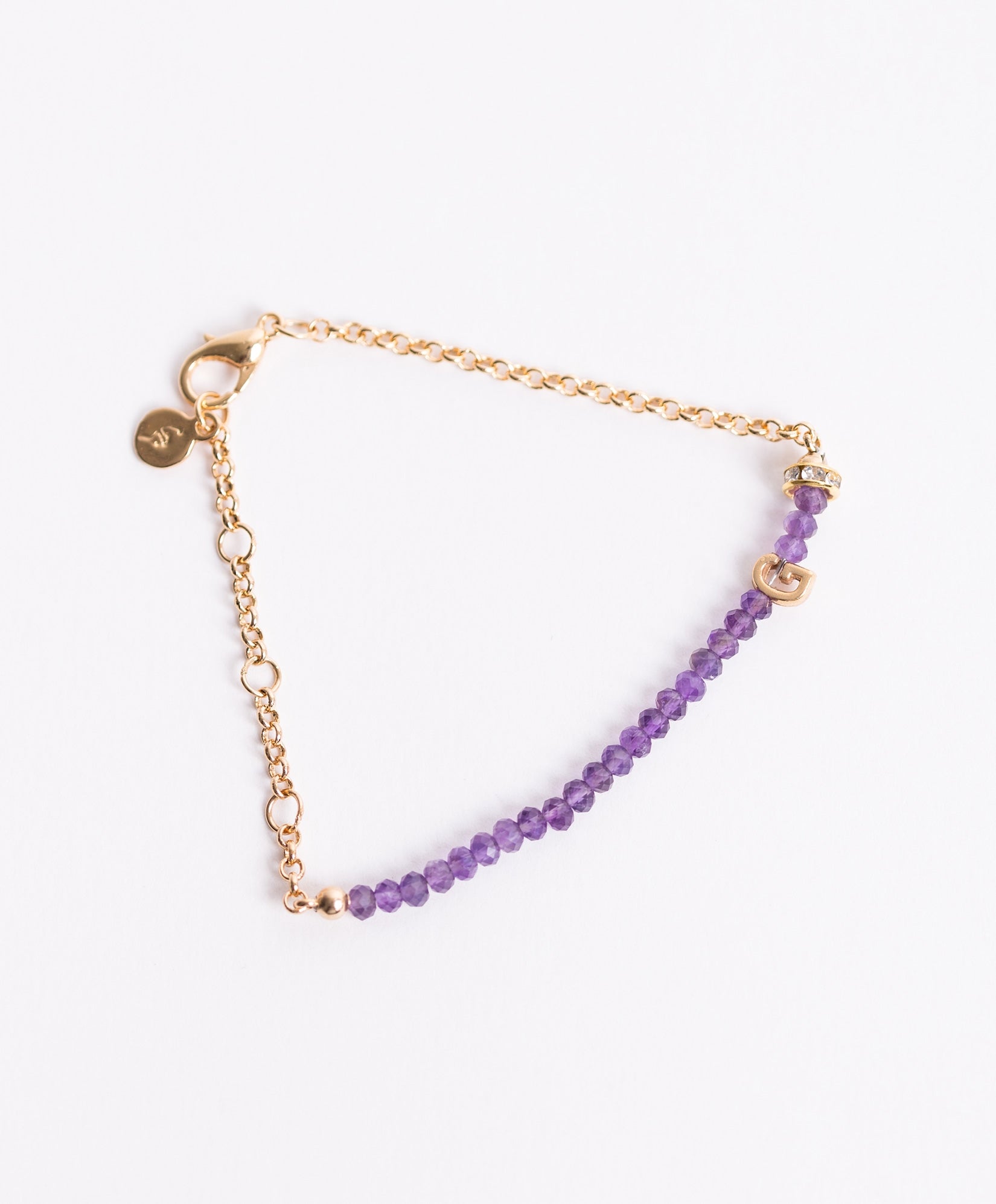 Pulsera con inicial G Lady
