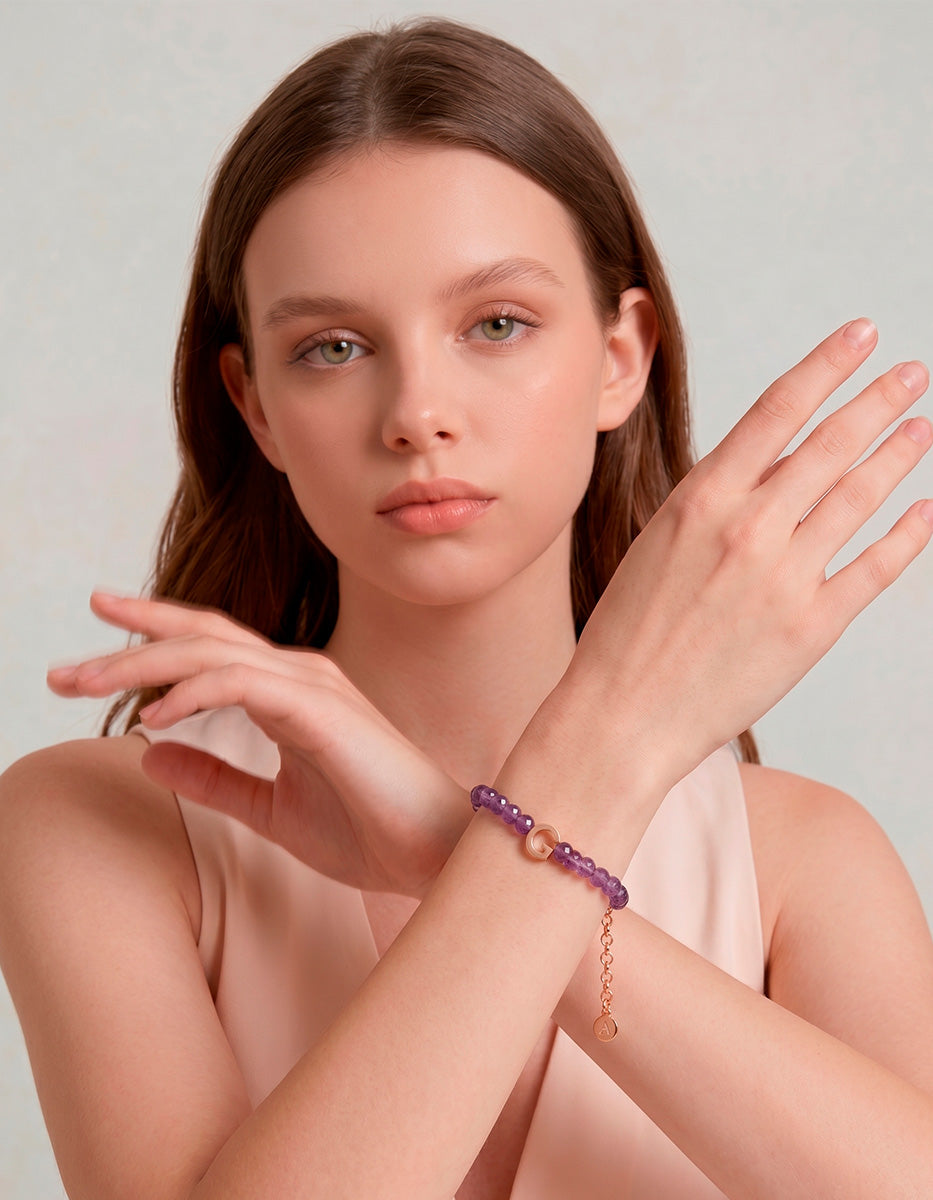 Pulsera con inicial G Lady