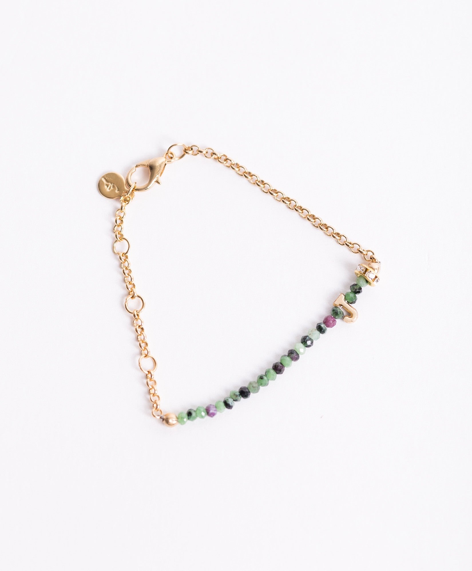 Pulsera con inicial J Lady