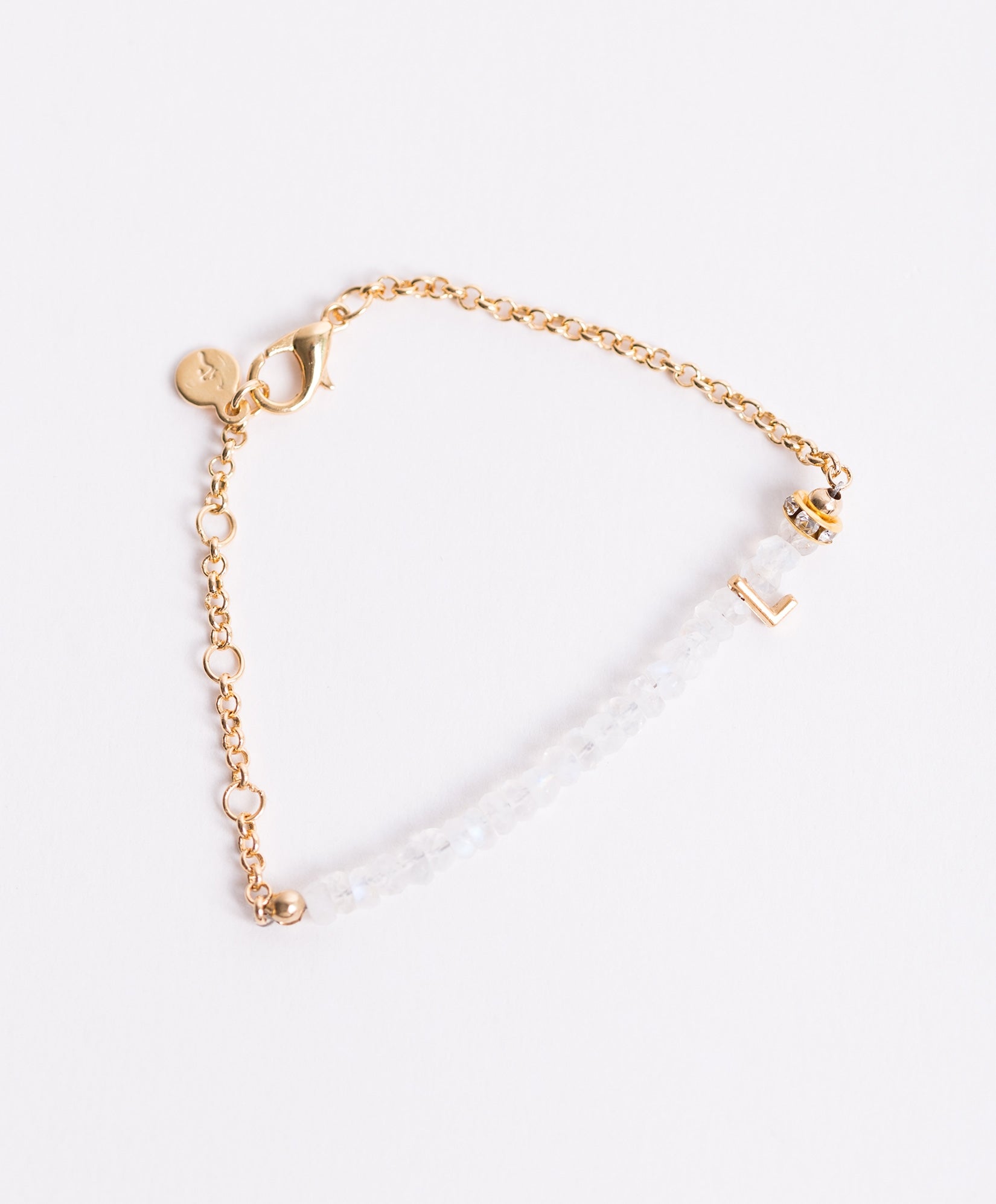 Pulsera con inicial L Lady