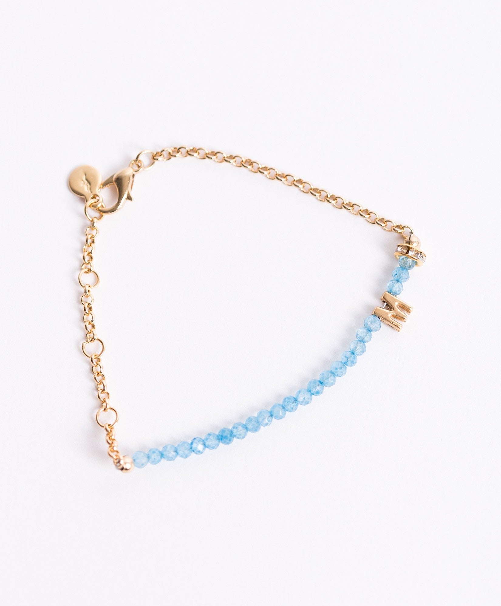 Pulsera con inicial M Lady