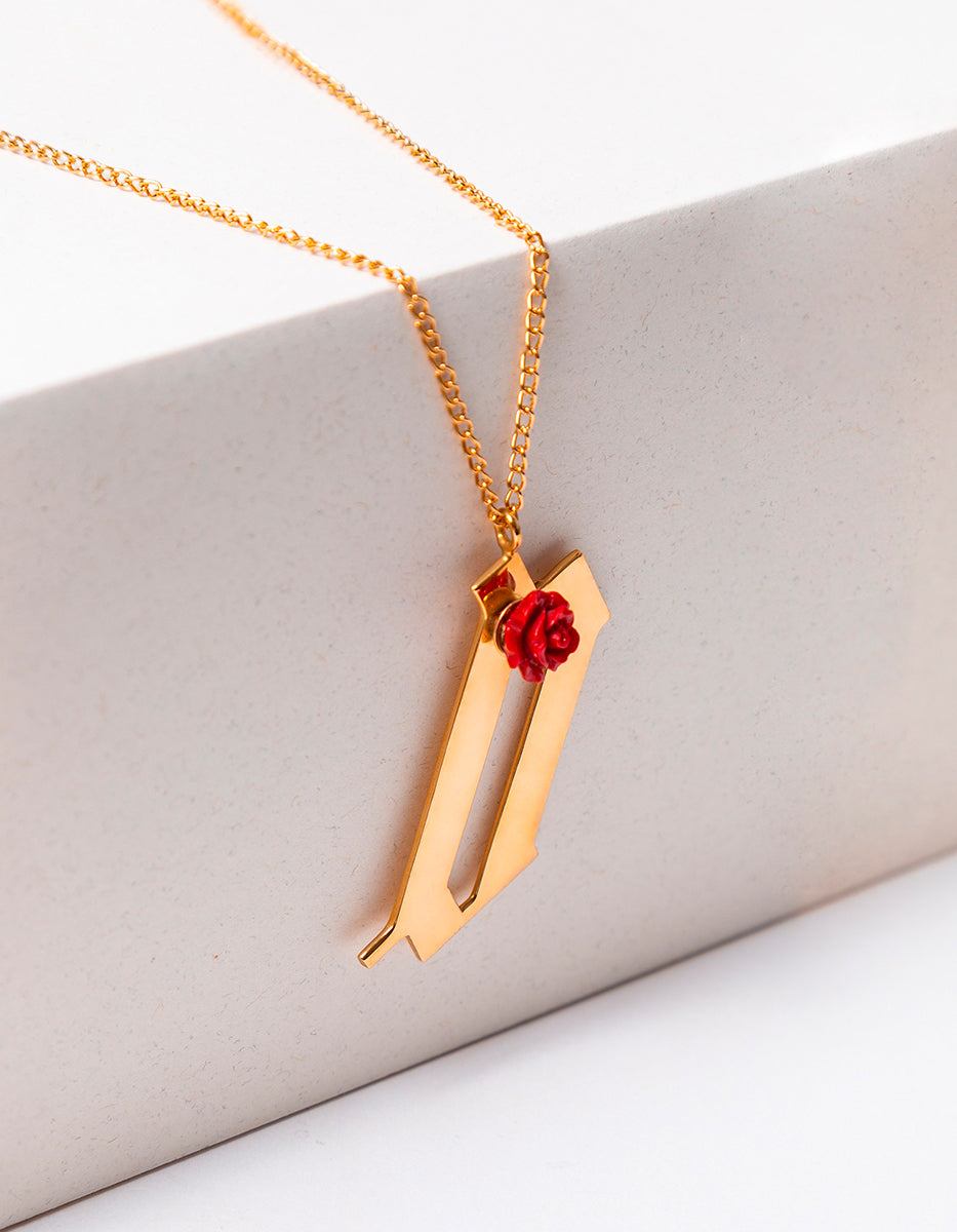 Inicial estilo gótico letra D Rock & Glam