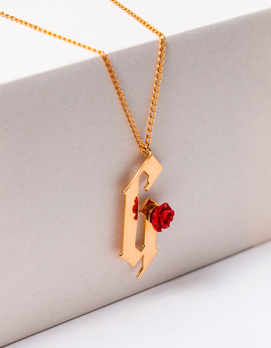 Inicial estilo gótico letra G Rock & Glam