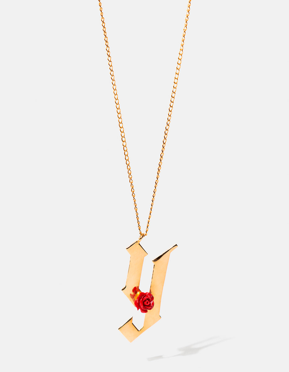 Inicial estilo gótico letra Y Rock & Glam