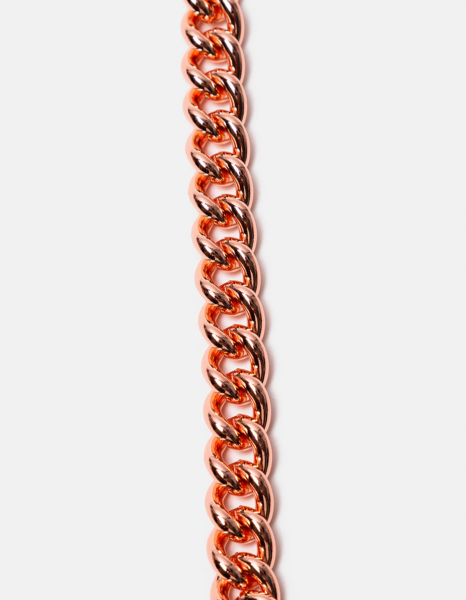 Pulsera de bronce con baño de oro rosa Fenicia