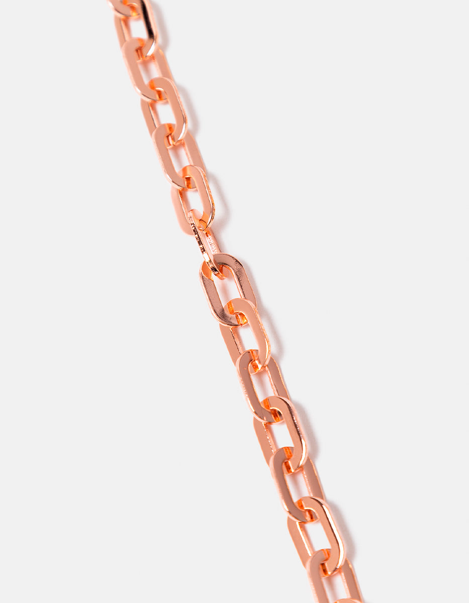 Collar de bronce con baño de oro rosa Fenicia