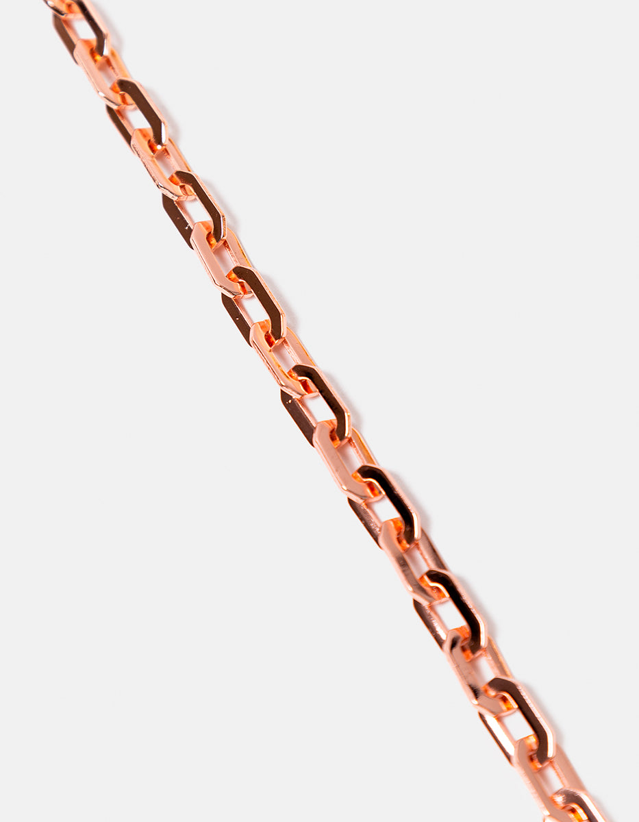 Collar de bronce con baño de oro rosa Fenicia