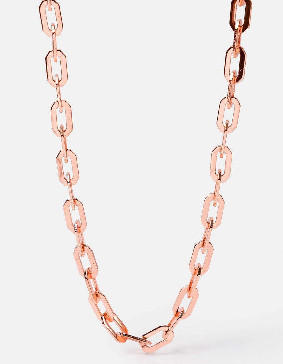 Collar de bronce con baño de oro rosa Fenicia