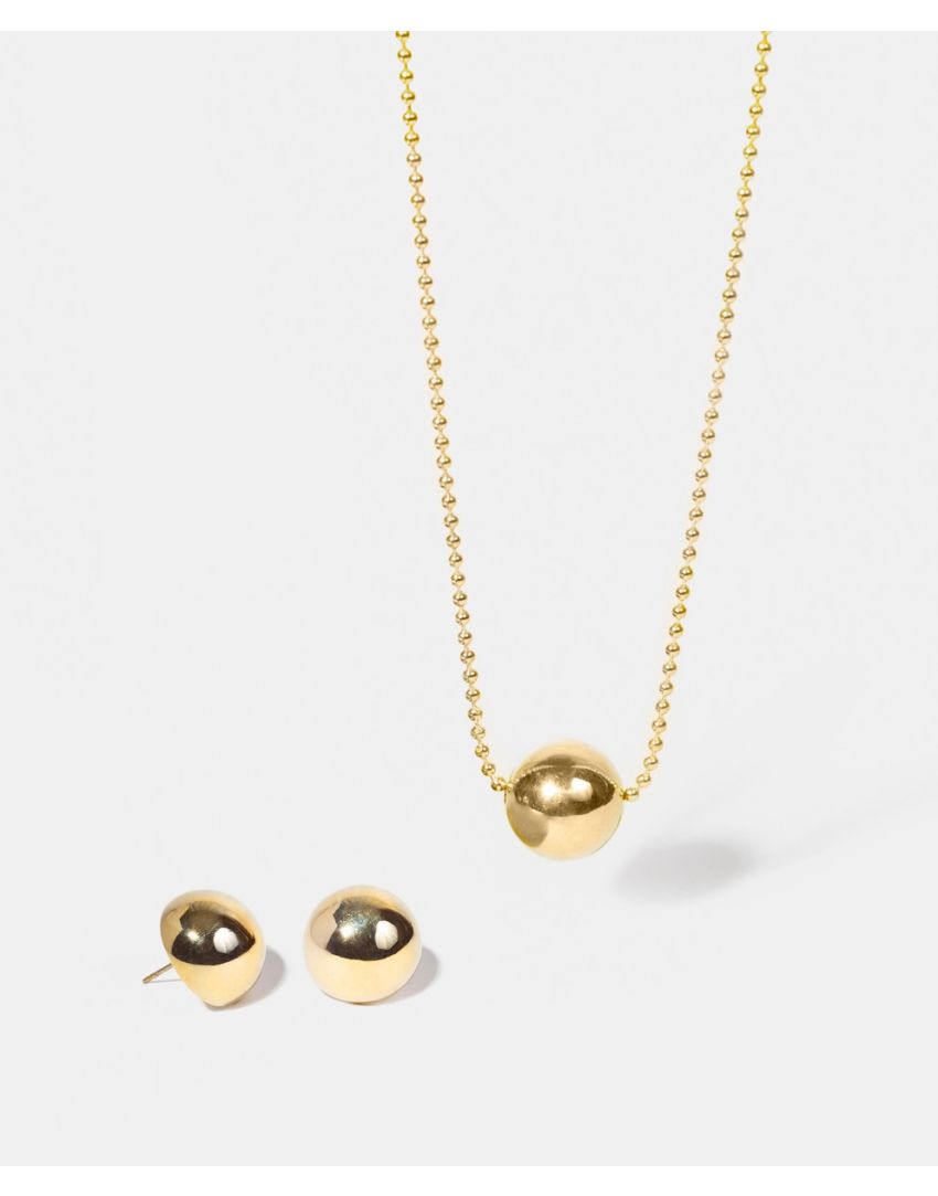Collar y broqueles esfera