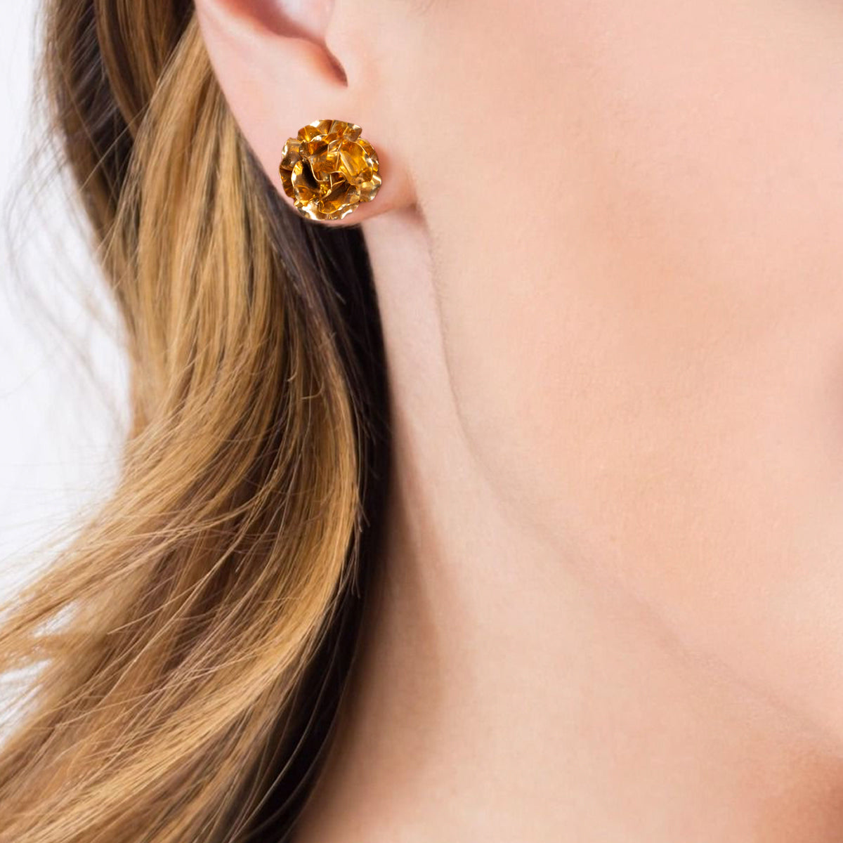 Broqueles en forma de rosa Edén