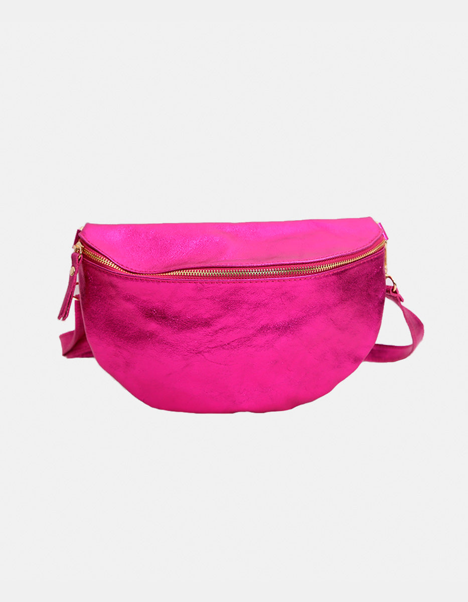 Chest Bag de Piel Color Rubelita Glam Bags