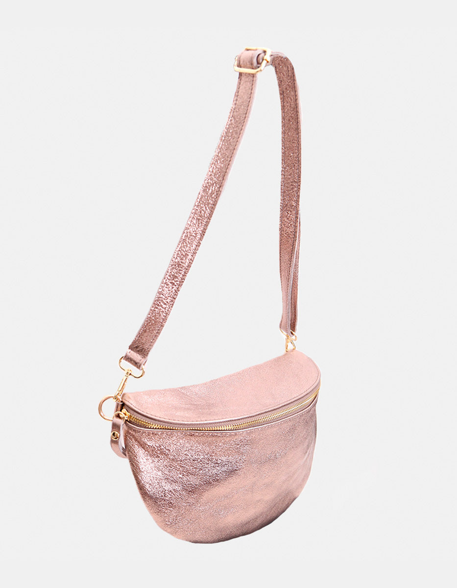 Chest Bag de Piel Color Cobre Glam Bags