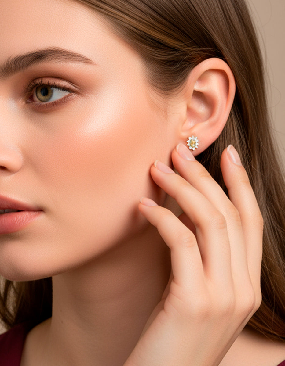 Broqueles Mini Virgen de Guadalupe Cerca del Corazón