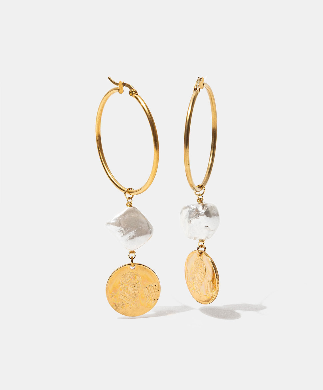 Arracadas monedas auténticas Memorias