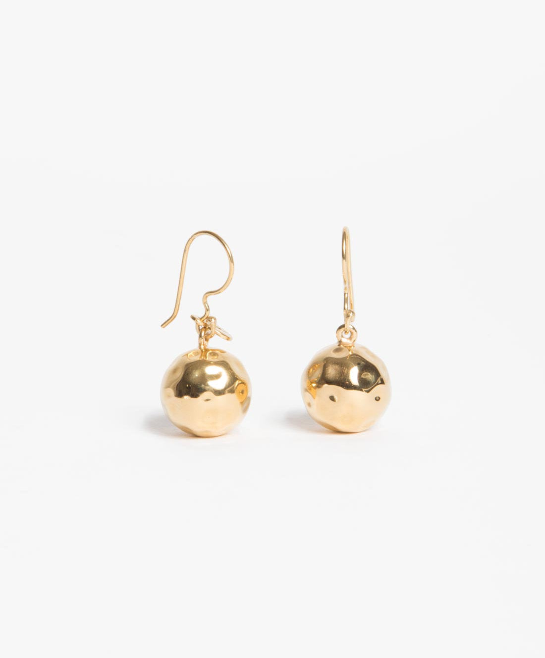 Aretes bronce baño de oro 22k Reflections