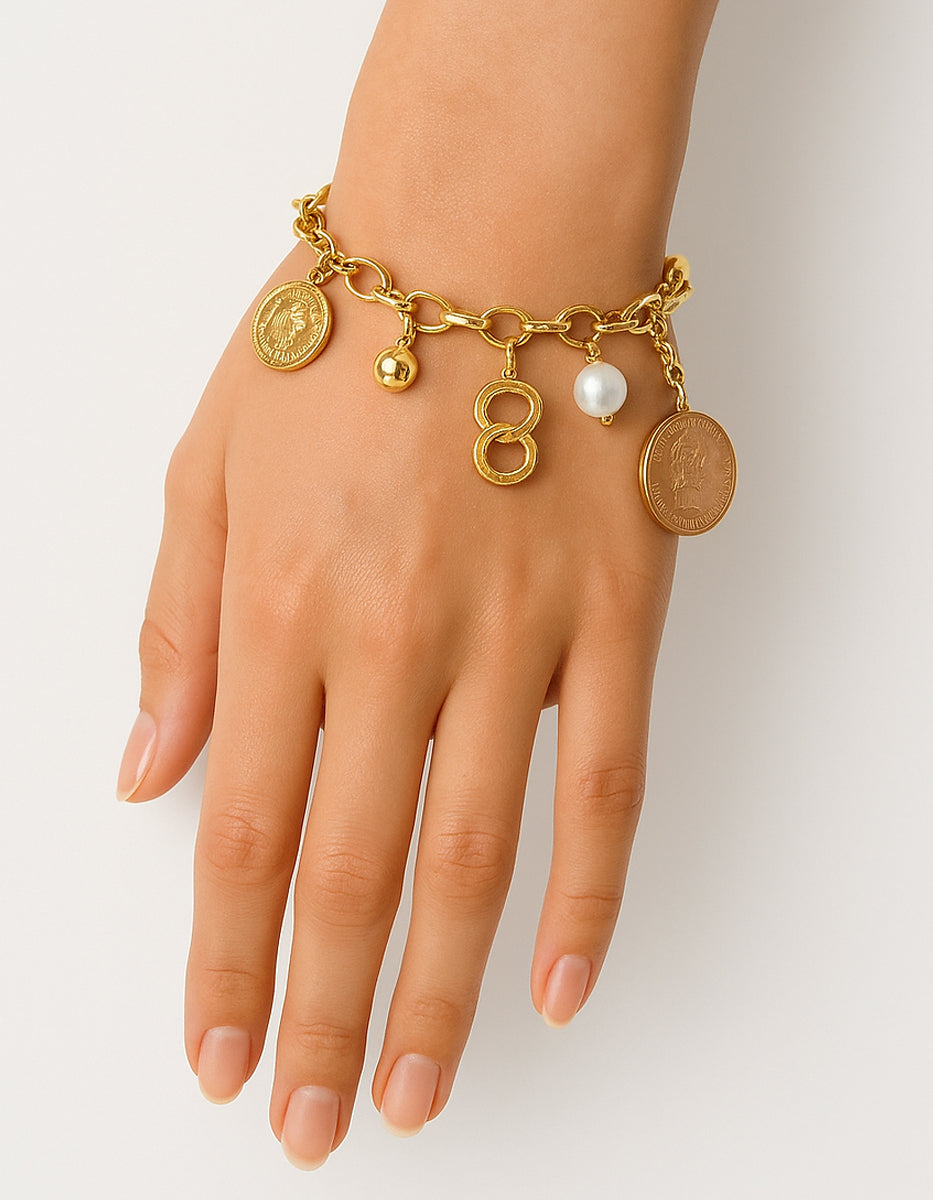 Pulsera monedas auténticas Memorias