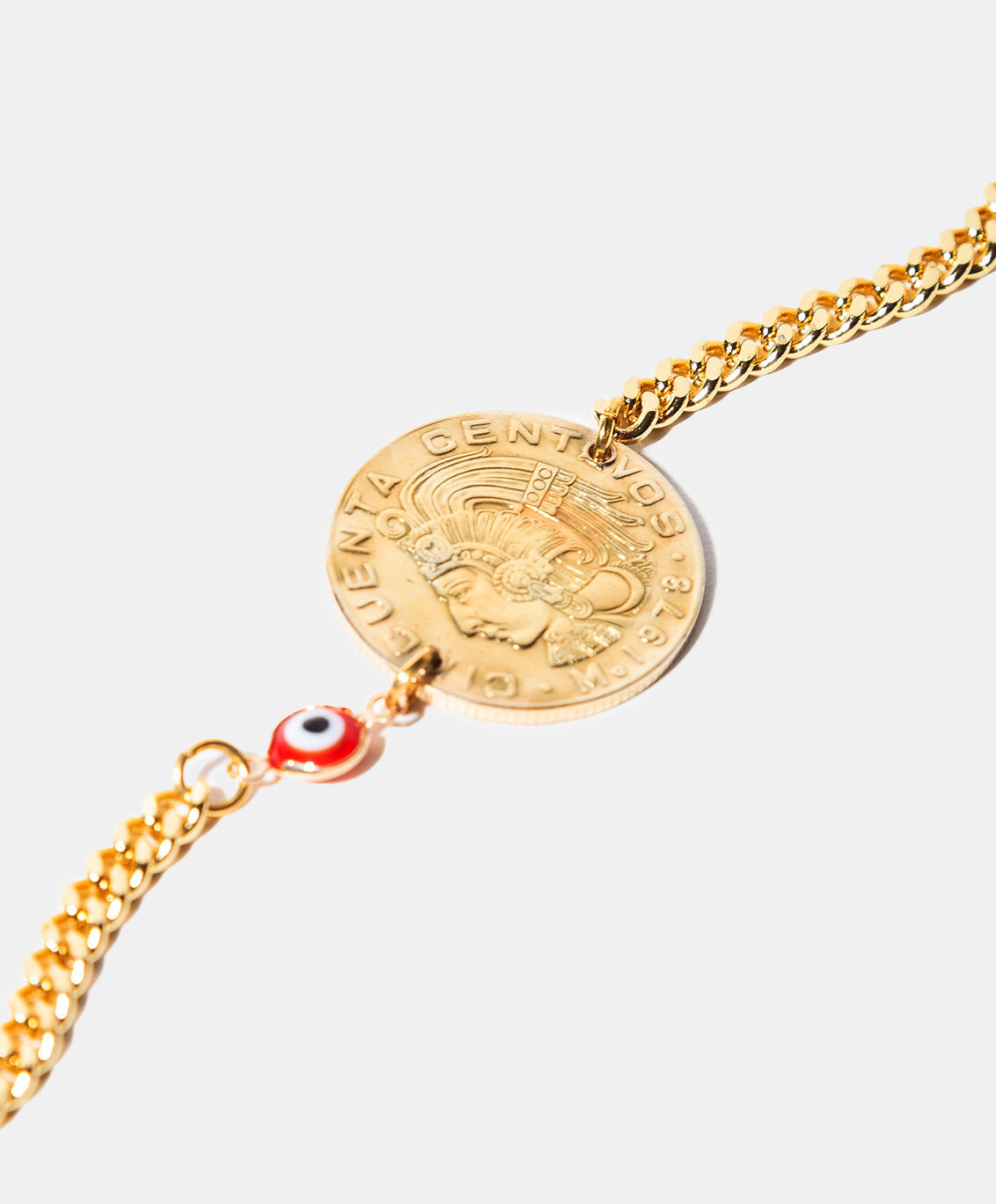 Pulsera moneda auténtica Memorias