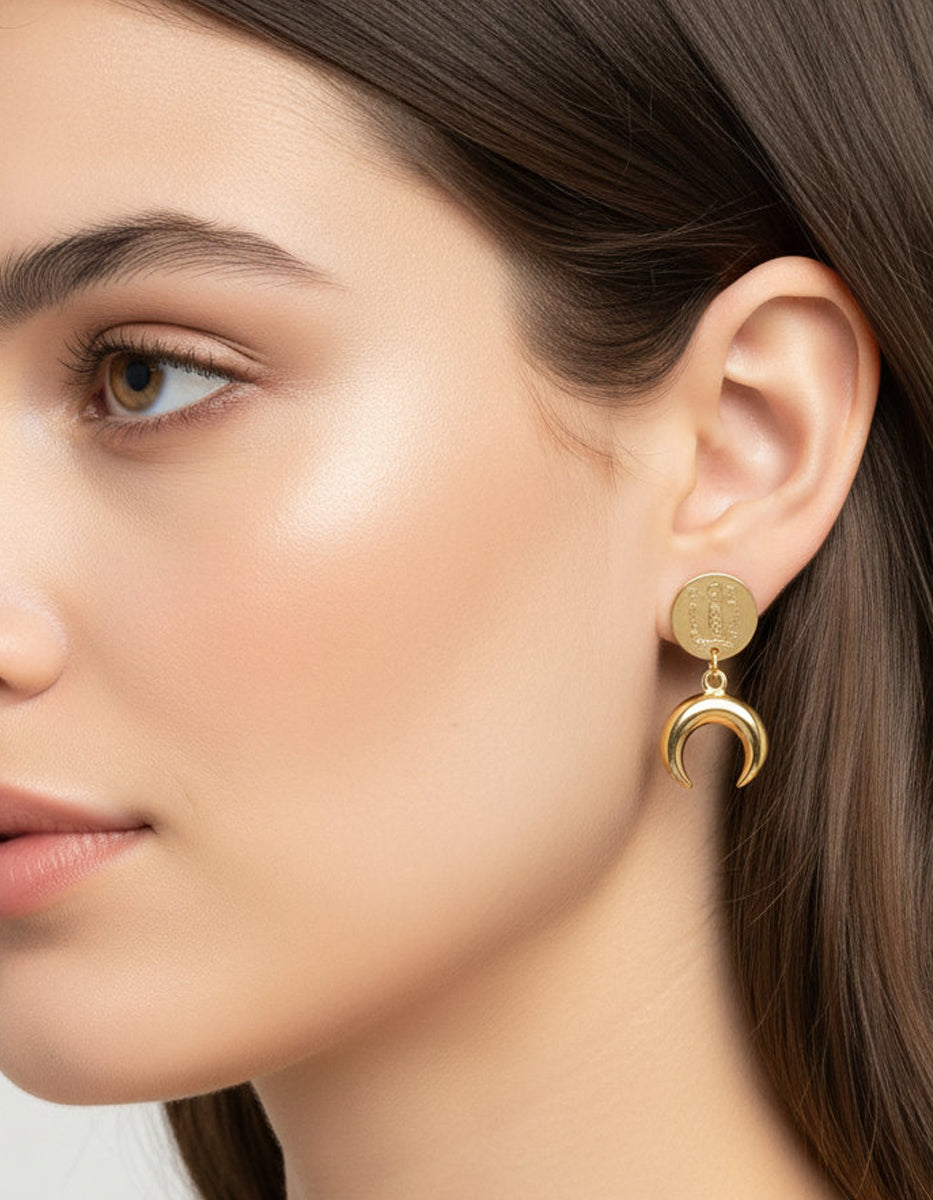 Aretes monedas auténticas Memorias