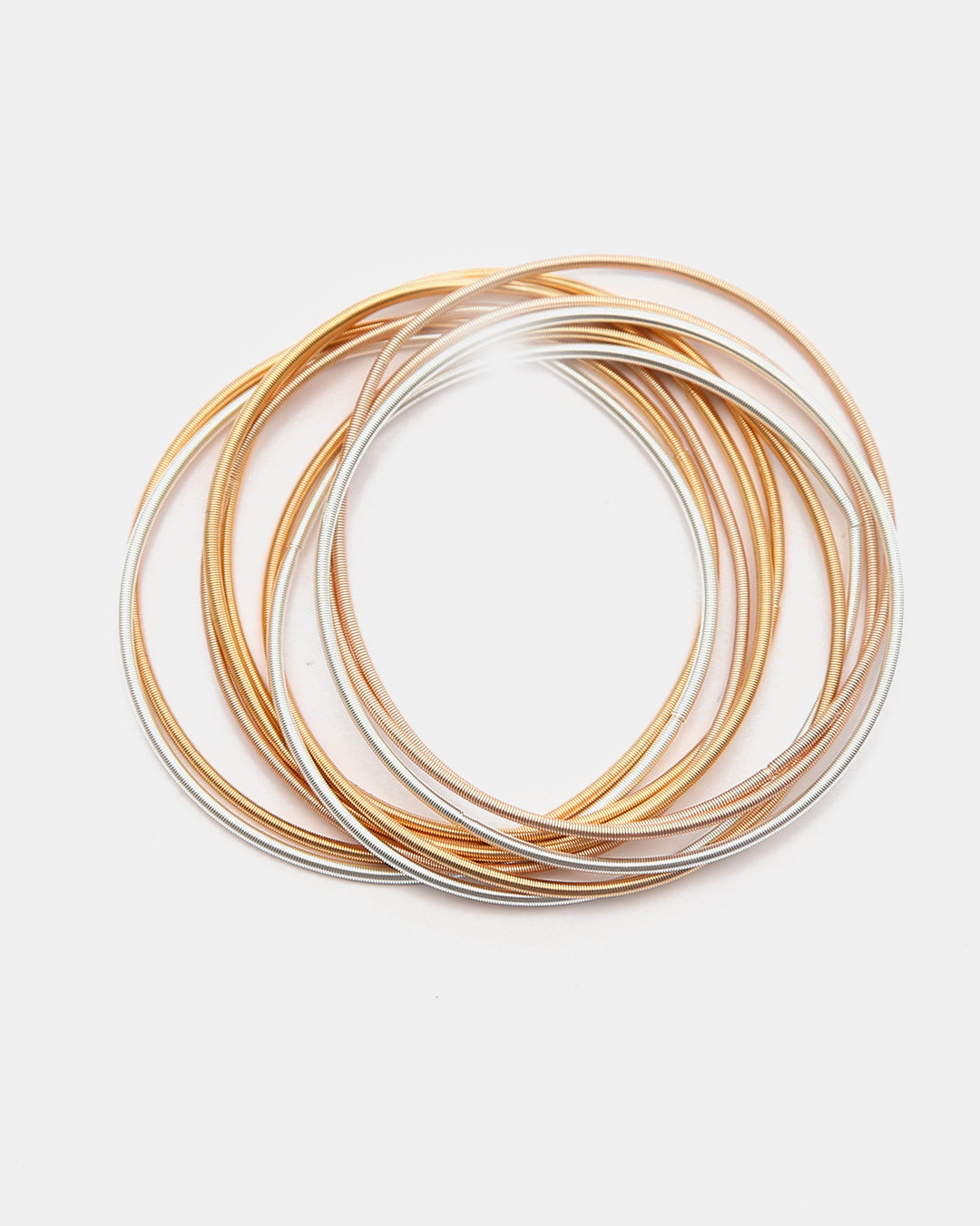 Pulseras en Gold-Filled de 22kt y Silver-Filled en baño de Rodio de Acabado Liso y Texturizado
