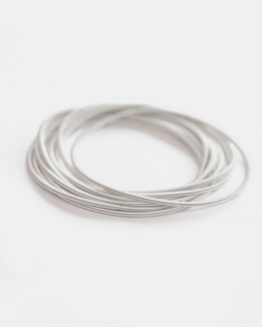 Pulseras en Silver-Filled en baño de Rodio de Acabado Liso y Texturizado