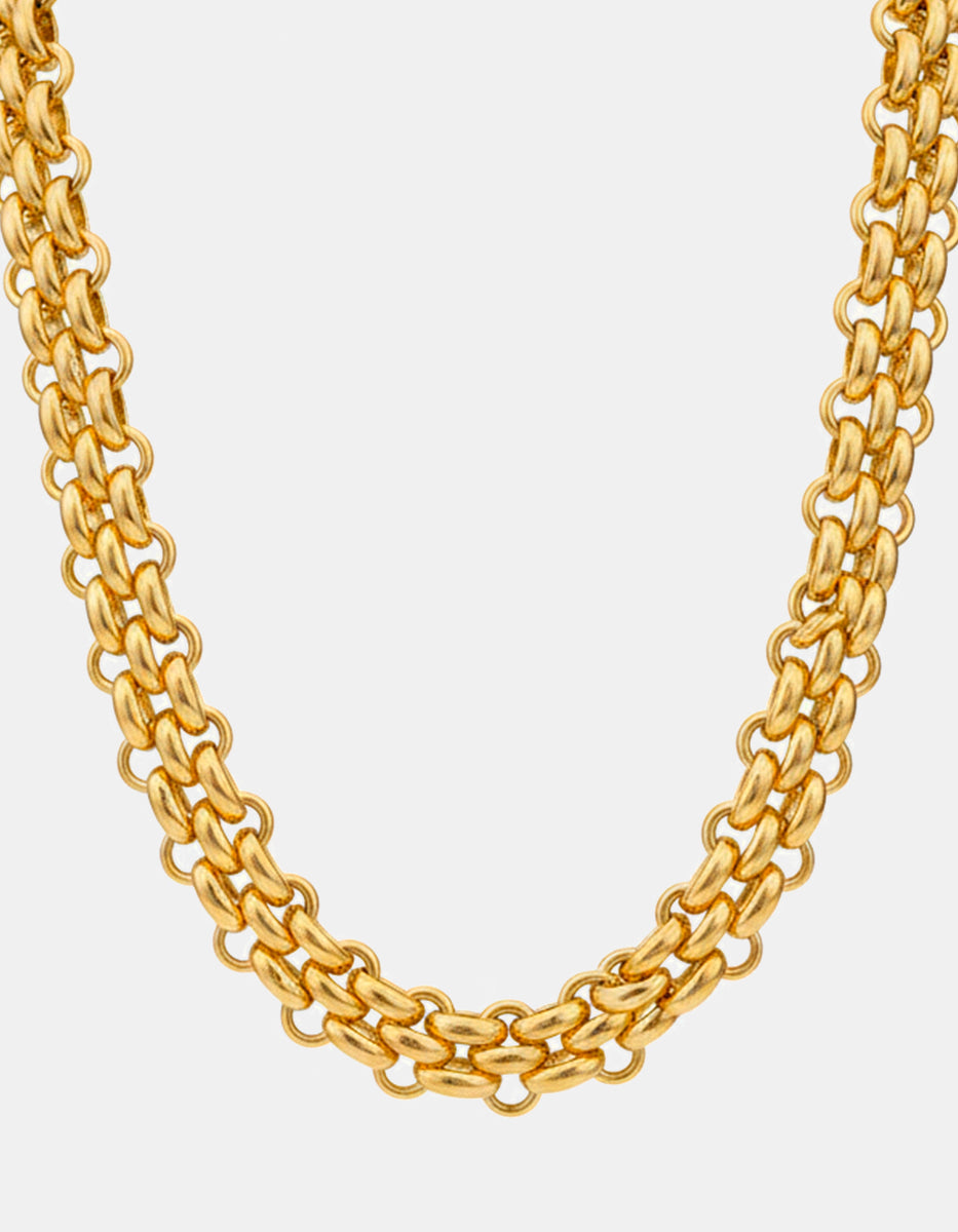 Collar Gold-filled de eslabones petite Golden Chic