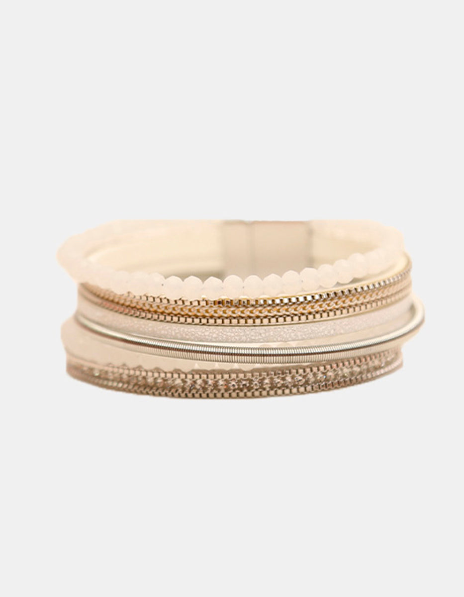 Pulsera hilos & cristales austriacos